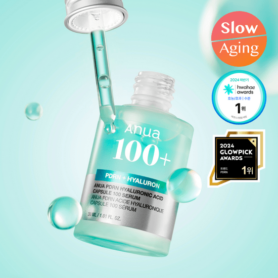 Anua PDRN Hyaluronic Capsule 100 Serum 30ML – Hydrating & Rejuvenating Serum for Youthful, Plump Skin - Korean Beauty KR