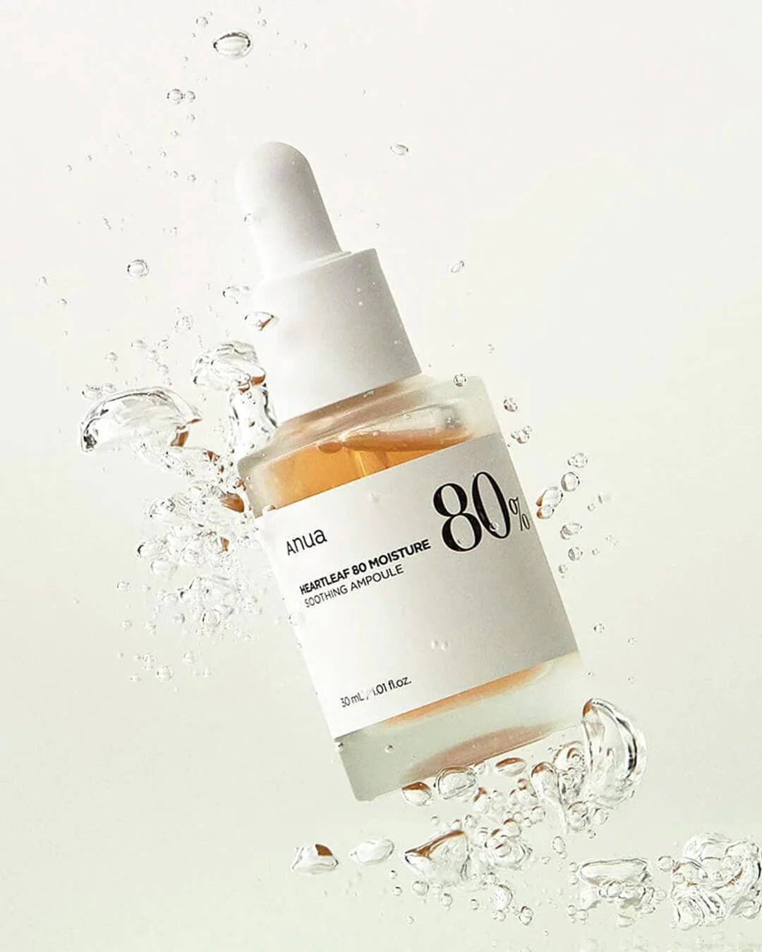 Anua Heartleaf 80% Ampoule 30ml – Soothing & Hydrating Ampoule for Sensitive, Irritated Skin - Korean Beauty KR