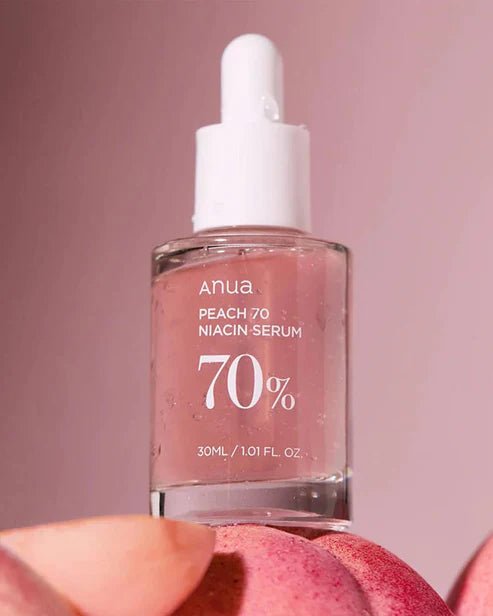 Anua Peach 70 Niacin Serum 30ML – Brightening & Hydrating Serum for Even Skin Tone - Korean Beauty KR