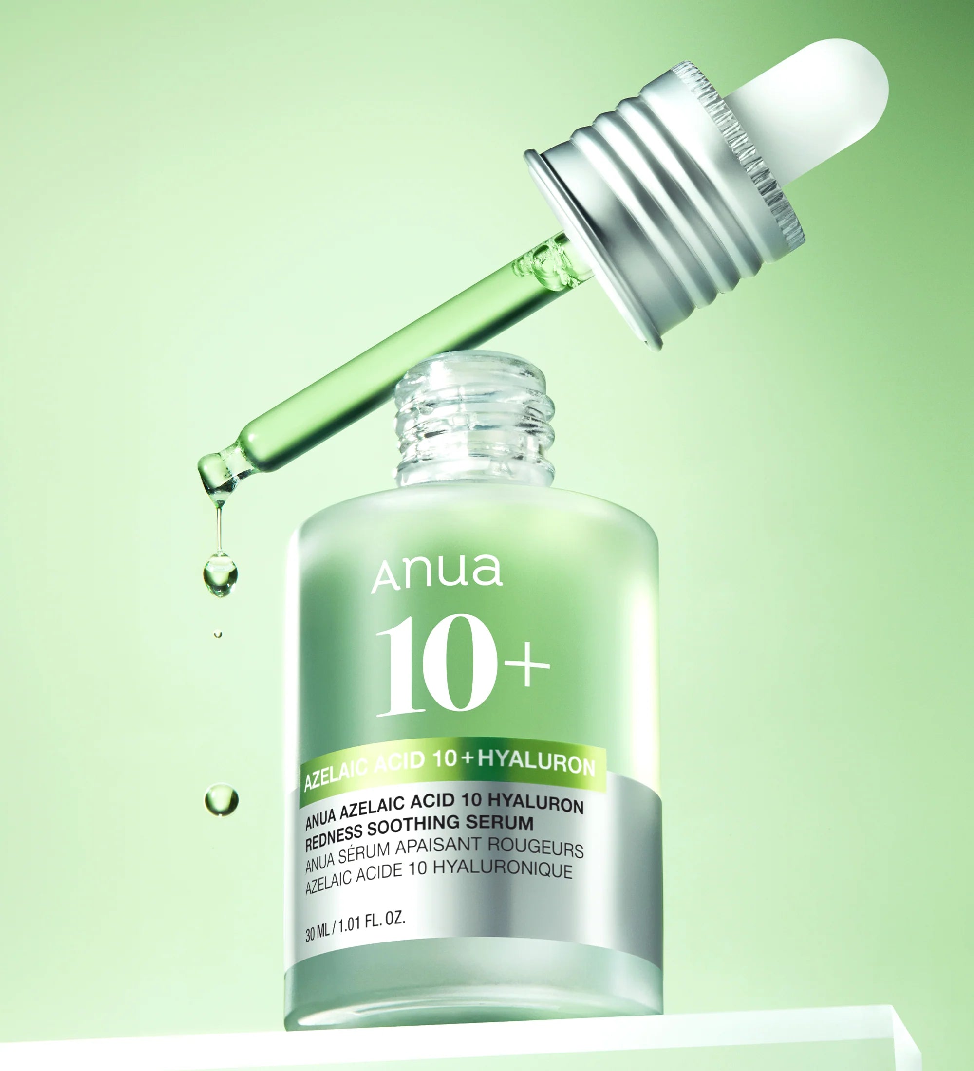 Anua Azelaic Acid 10% & Hyaluron Redness Soothing Serum 30ML – Calming & Hydrating Serum for Sensitive Skin - Korean Beauty KR