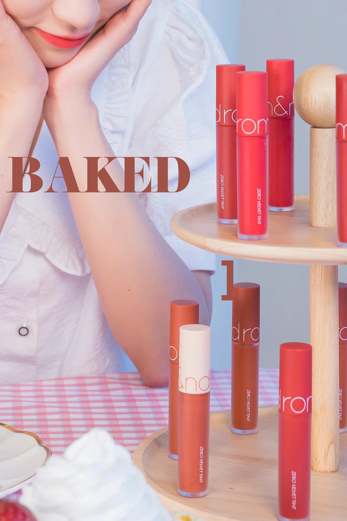 Rom&ND Zero Velvet Tint Baked Velvet Series – Long - Lasting Matte Lip Tint for Smooth, Velvety Lips - Korean Beauty KR