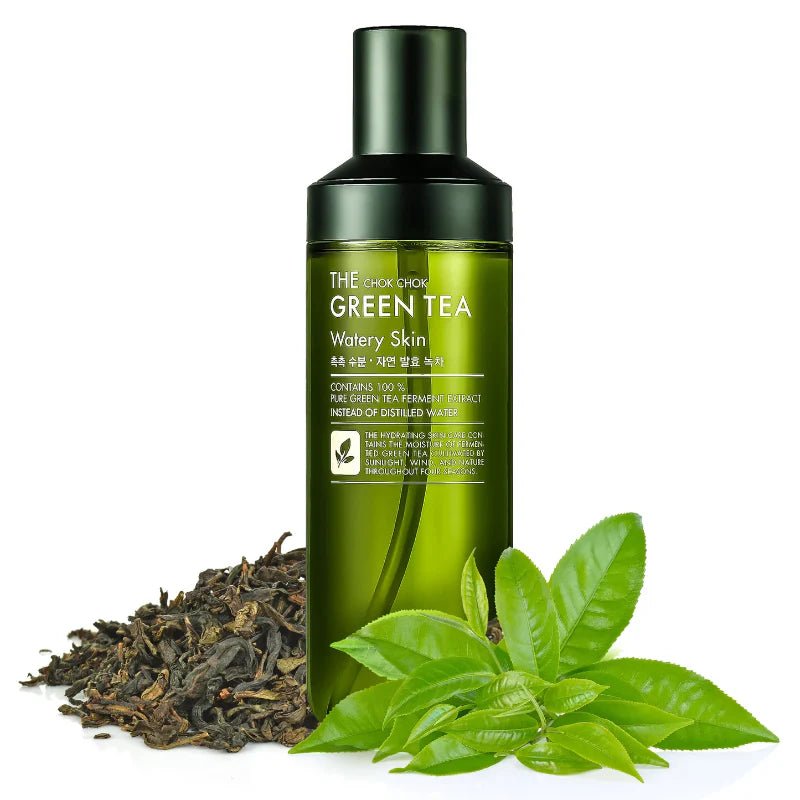 Tony Moly The Chok Chok Green Tea Watery Skin 180ml – Hydrating & Refreshing Toner for Soft, Glowing Skin - Korean Beauty KR