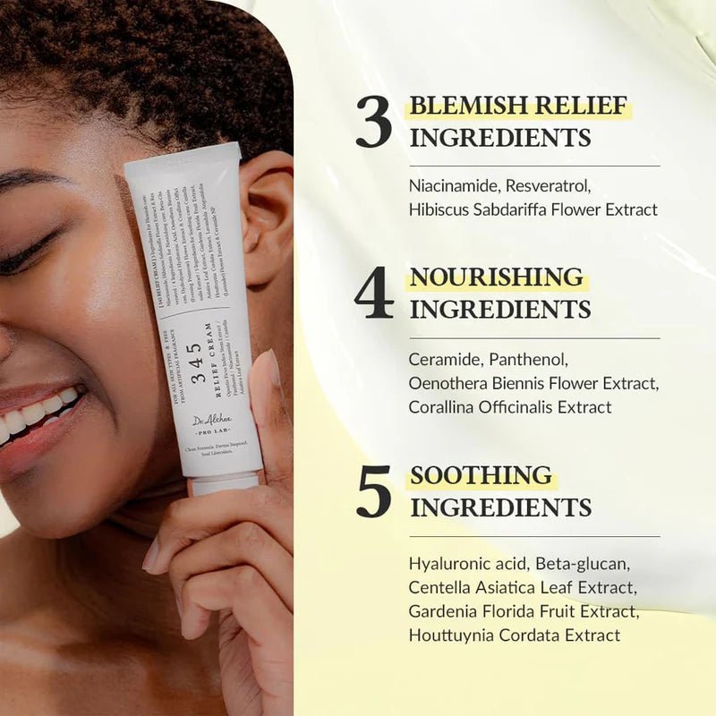 Dr.Althea 345 Relief Cream 50ml – Soothing & Calming Cream for Irritated Skin - Korean Beauty KR