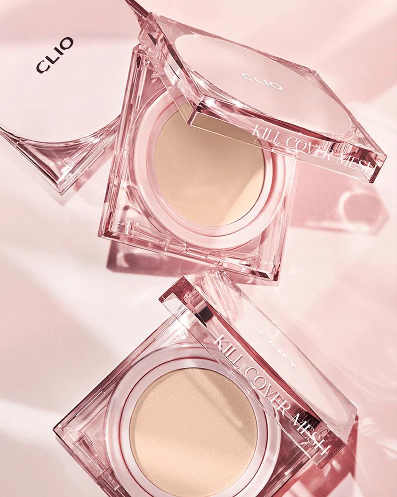 CLIO Kill Cover Mesh Glow Cushion SPF50+ PA++++ 15g – Flawless Coverage & Radiant Glow with Sun Protection - Korean Beauty KR