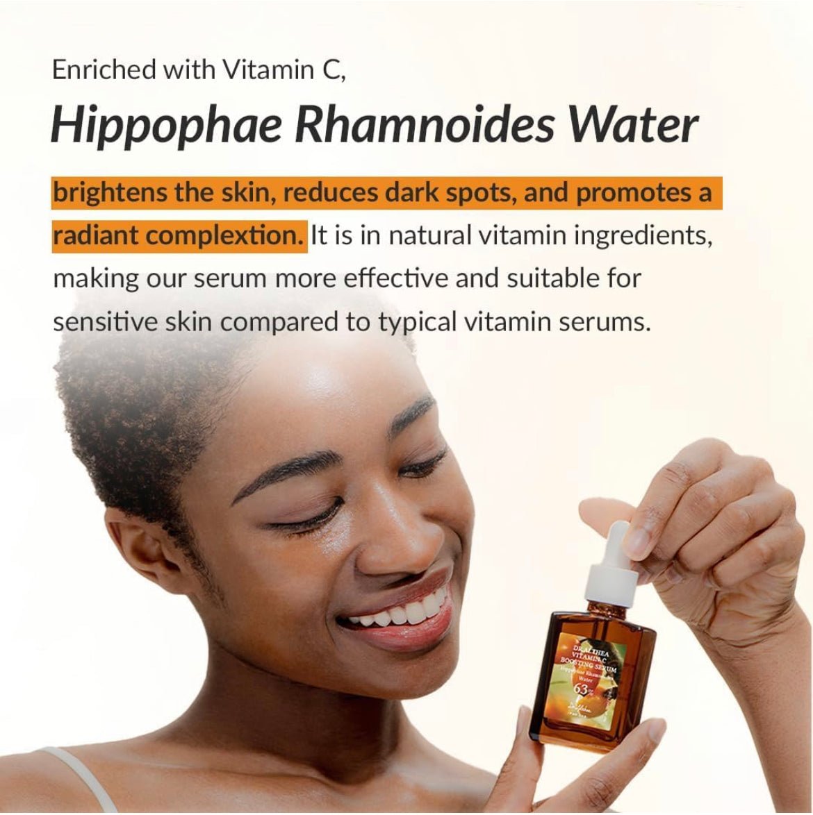 Dr. Althea Vitamin C Boosting Serum 63% 30ML – Brightening & Anti - Aging Serum for Glowing, Youthful Skin - Korean Beauty KR