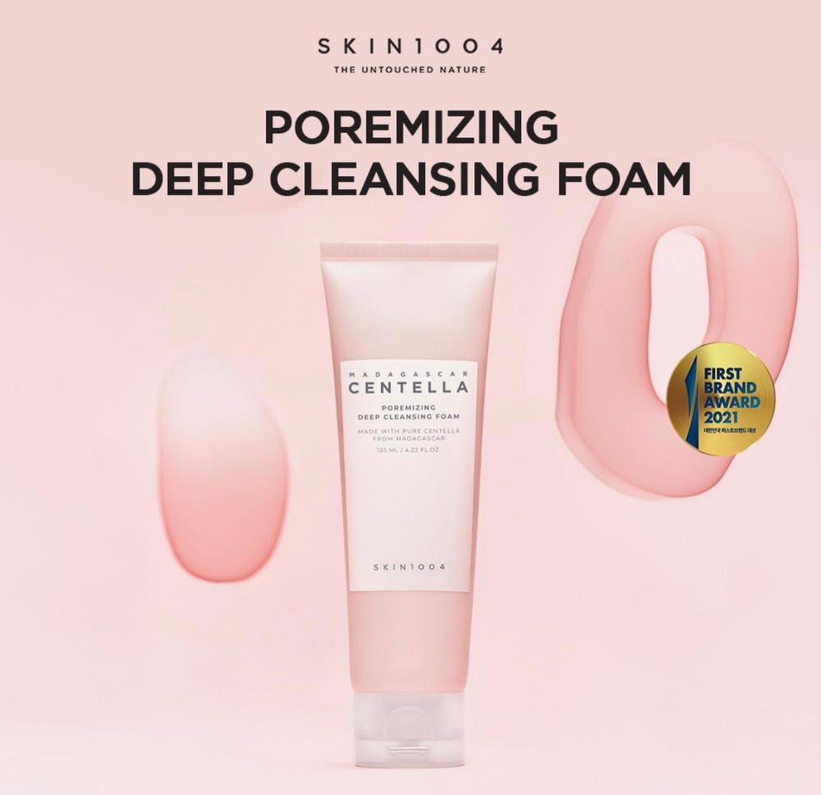 SKIN1004 Madagascar Centella Poremizing Deep Cleansing Foam 125ml – Deep Clean & Pore Care with Centella Asiatica - Korean Beauty KR