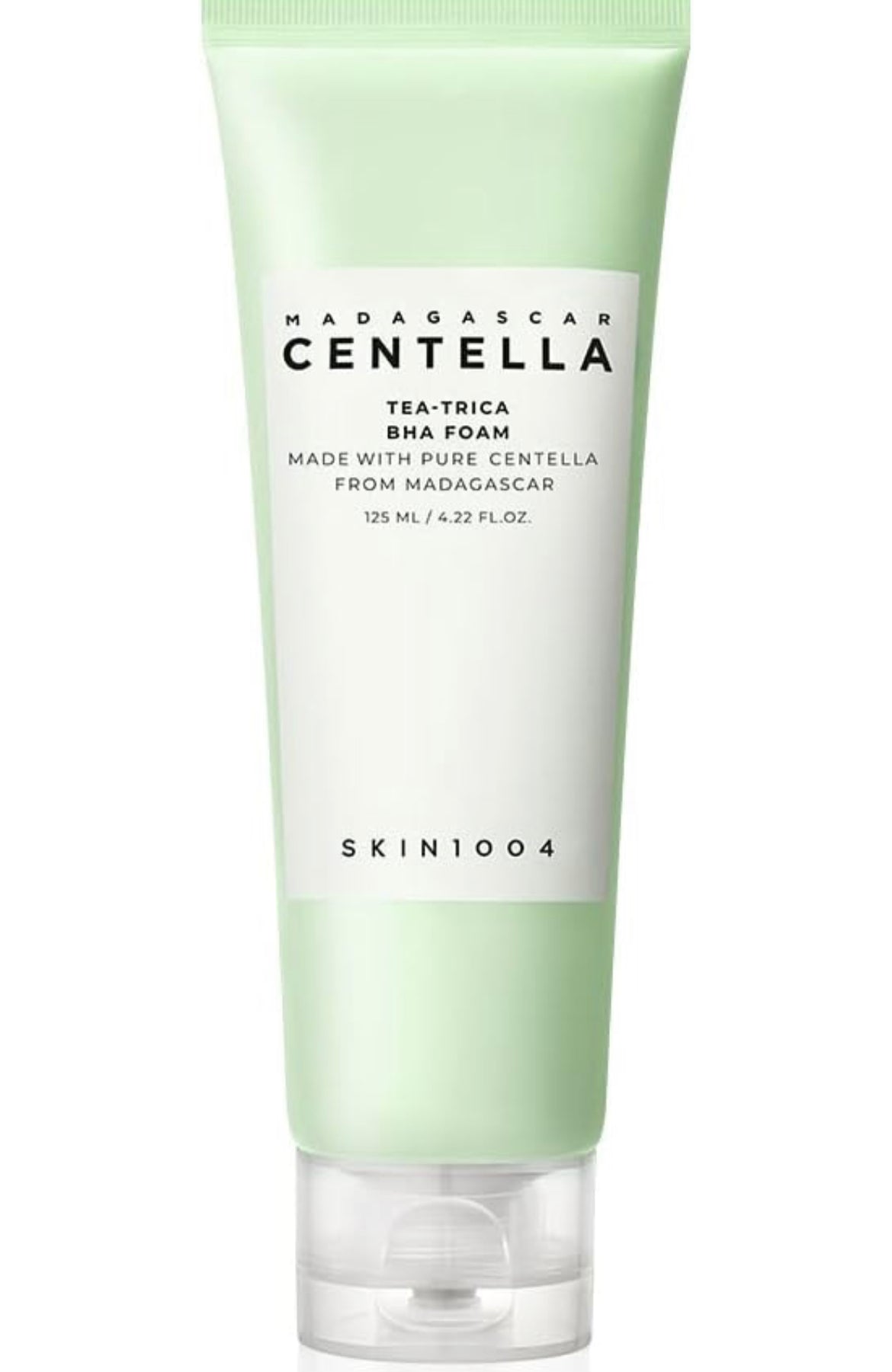 SKIN1004 Madagascar Centella Tea - Trica BHA Foam 125ml – Deep Cleansing & Pore Care with Centella & BHA - Korean Beauty KR