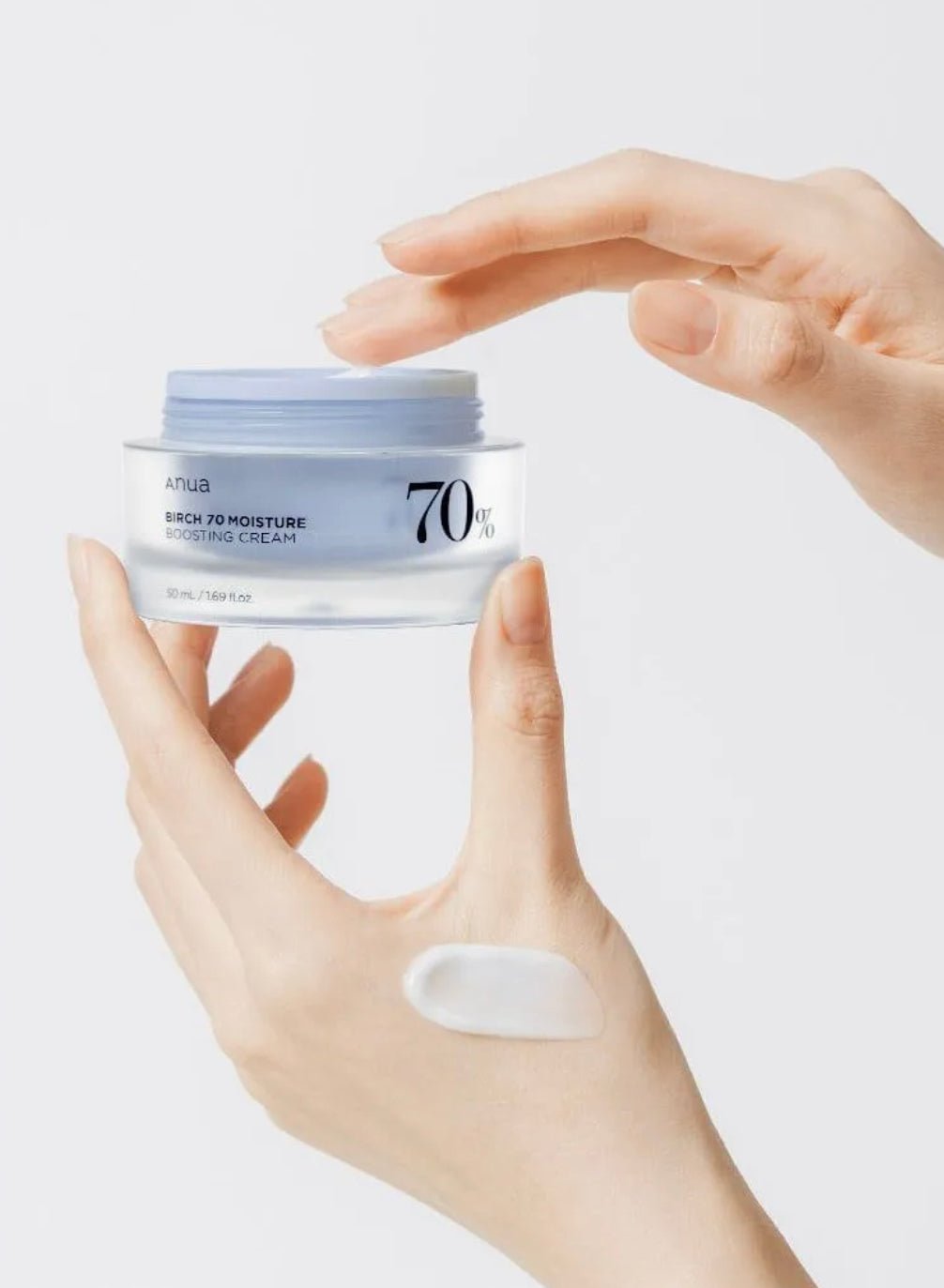 Anua Birch 70 Moisture Boosting Cream 50ml – Intense Hydration & Skin Soothing Cream for Soft, Plump Skin - Korean Beauty KR