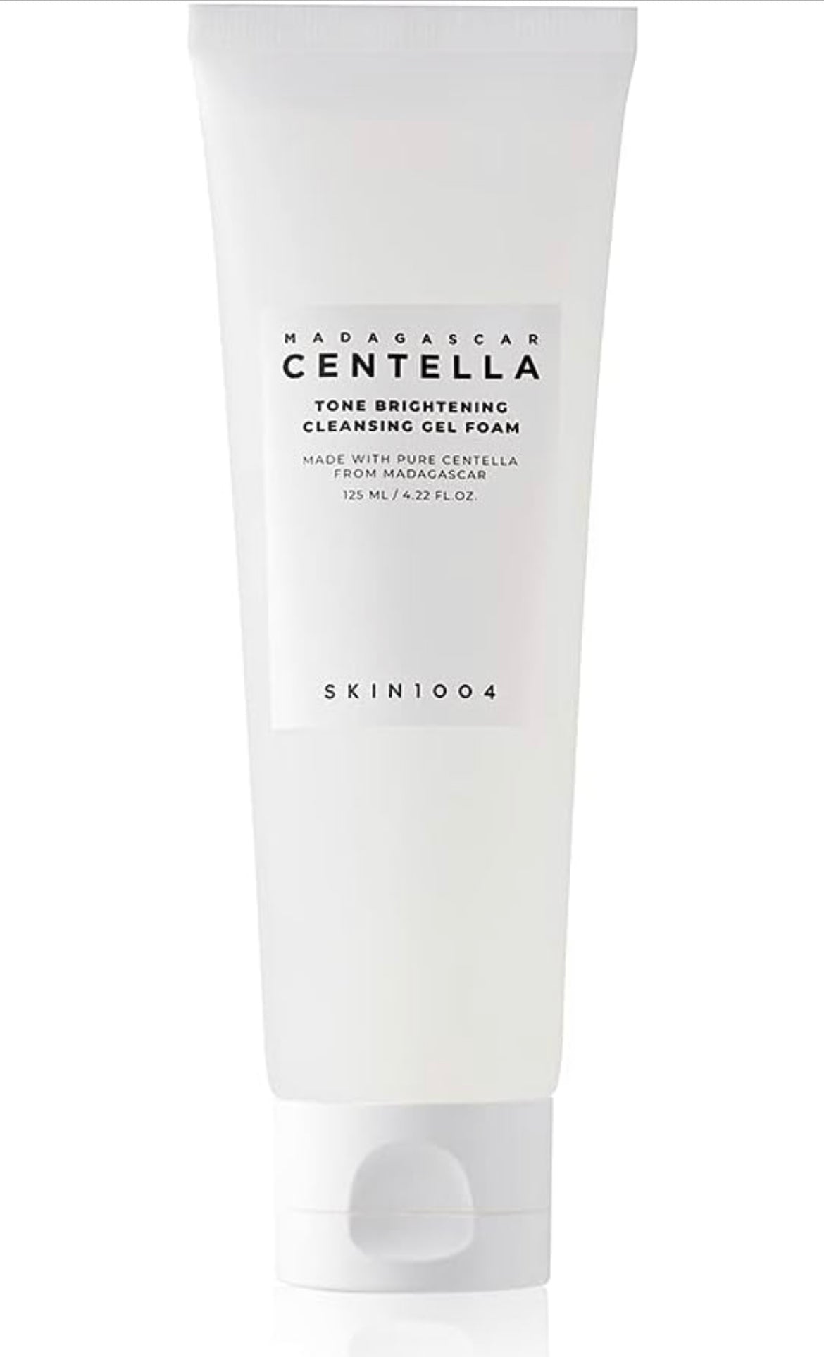 SKIN1004 Madagascar Centella Tone Brightening Cleansing Gel Foam 125ml – Soothing & Brightening Cleanser with Centella Asiatica - Korean Beauty KR