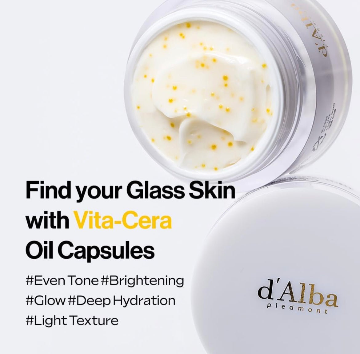 d'Alba White Truffle Oil Capsule Cream 55g – Nourishing & Anti - Aging Cream for Smooth, Radiant Skin - Korean Beauty KR