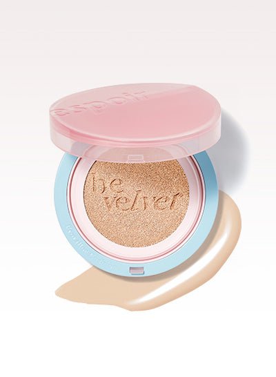 Espoir Pro Tailor Be Velvet Cover Cushion Cherry Blossom – 13g + 13g Refill – Long - Lasting Matte Finish & Smooth Coverage - Korean Beauty KR