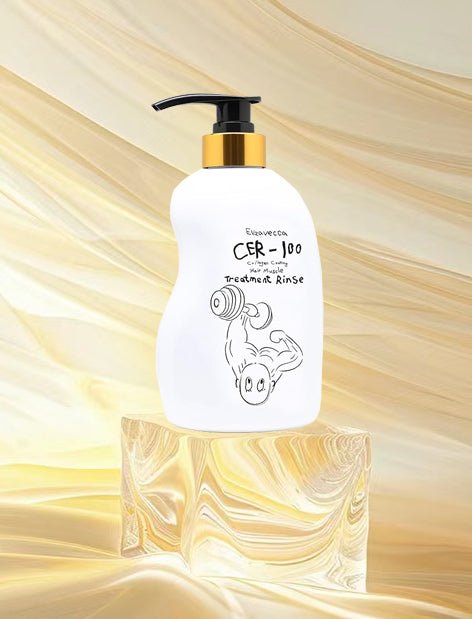 Elizavecca CER - 100 Collagen Coating Hair Muscle Treatment Rinse 500ml – Strengthening & Repairing Rinse for Smooth, Healthy Hair - Korean Beauty KR
