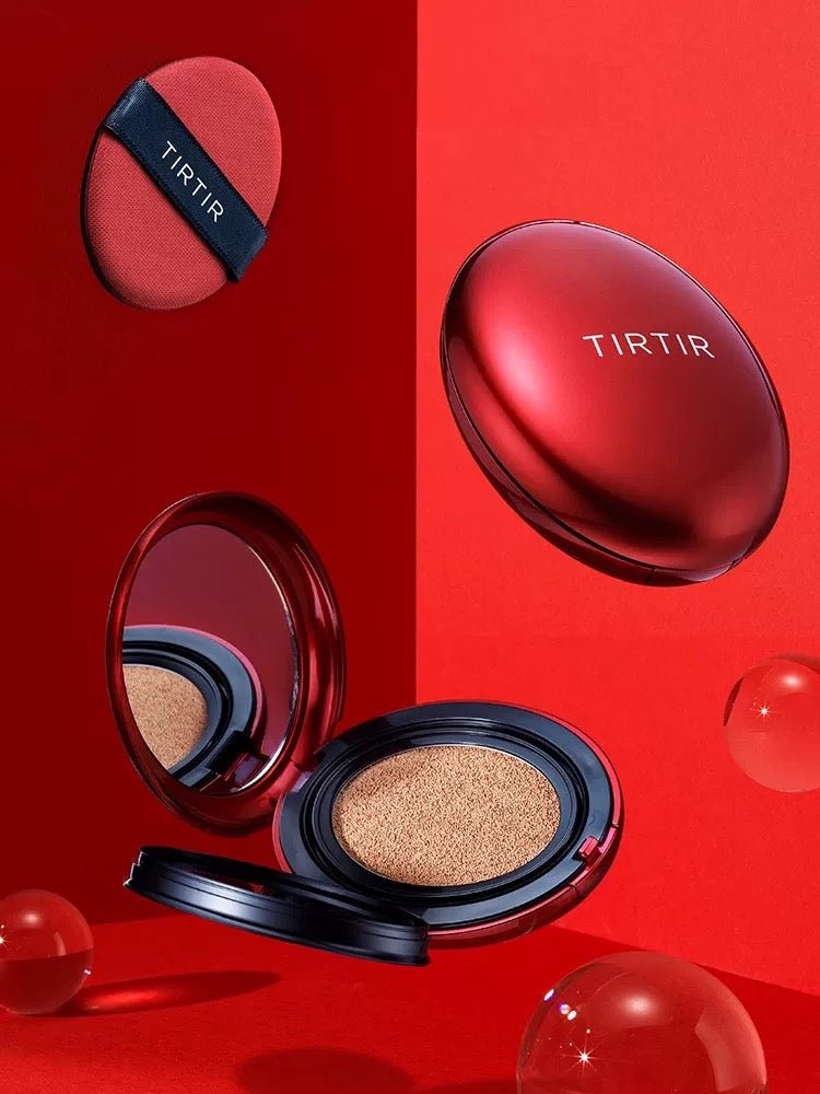 TIRTIR Mask Fit Red Cushion – Full Coverage Cushion Foundation for Flawless, Long - Lasting Skin - Korean Beauty KR