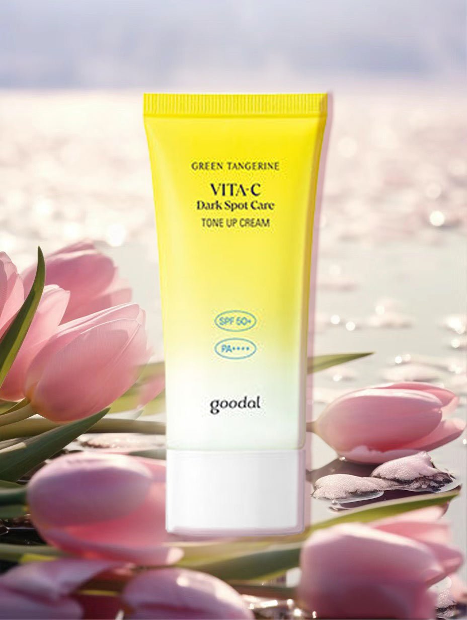Goodal GREEN TANGERINE VITA C DARK SPOT TONE UP CREAM - Korean Beauty KR