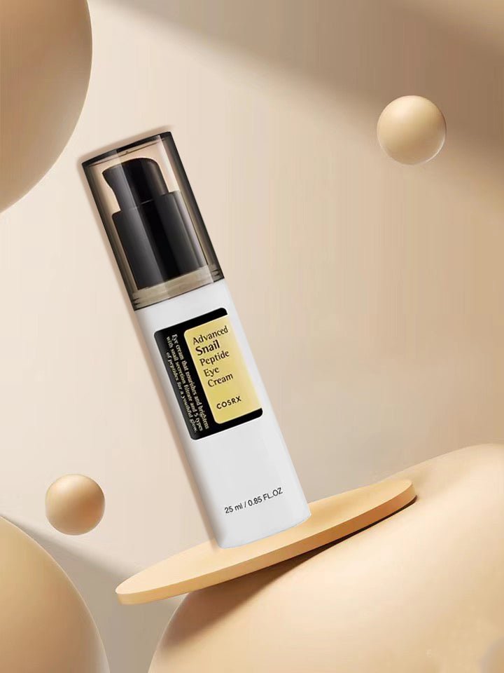COSRX Advanced Snail Peptide Eye Cream 25ML – Anti - Aging & Hydrating Eye Cream for Dark Circles & Puffiness - Korean Beauty KR
