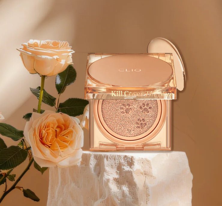 CLIO Kill Cover The New Founwear Cushion SPF50+ PA+++ (Koshort in Seoul Limited) – Limited Edition Full Coverage Cushion with High Sun Protection for Flawless Skin - Korean Beauty KR