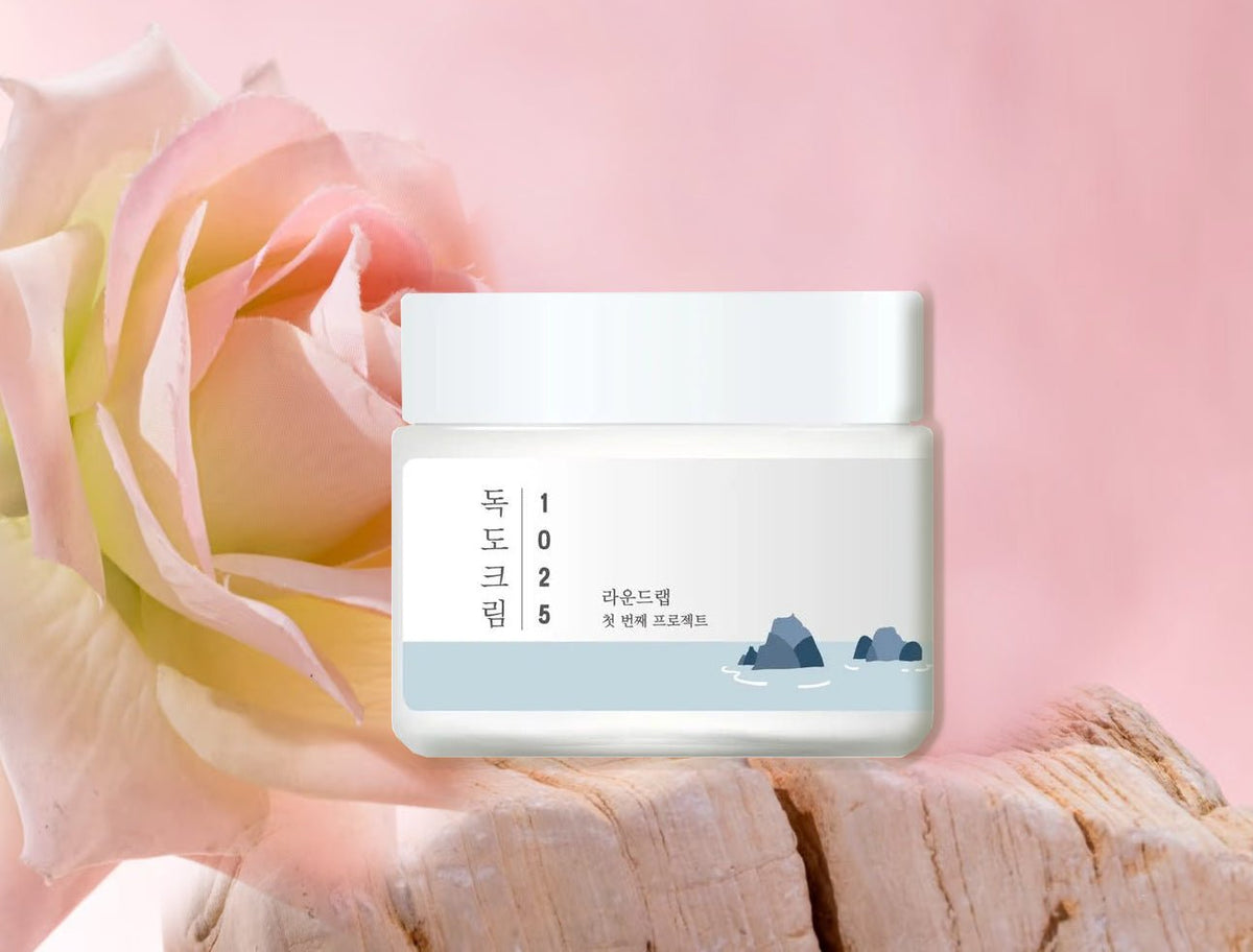 Round Lab 1025 Dokdo Cream 80ml – Hydrating & Soothing Cream for Smooth, Healthy Skin - Korean Beauty KR