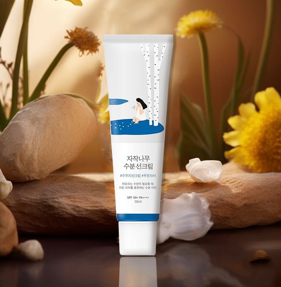 Round Lab Birch Juice Moisturizing Sun Cream 50ml – Hydrating Sunscreen with SPF50+ for Smooth, Protected Skin - Korean Beauty KR