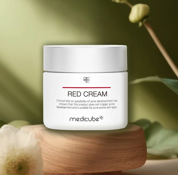 Medicube Red Cream 2.0 50ml – Calming & Repairing Cream for Sensitive, Irritated Skin - Korean Beauty KR
