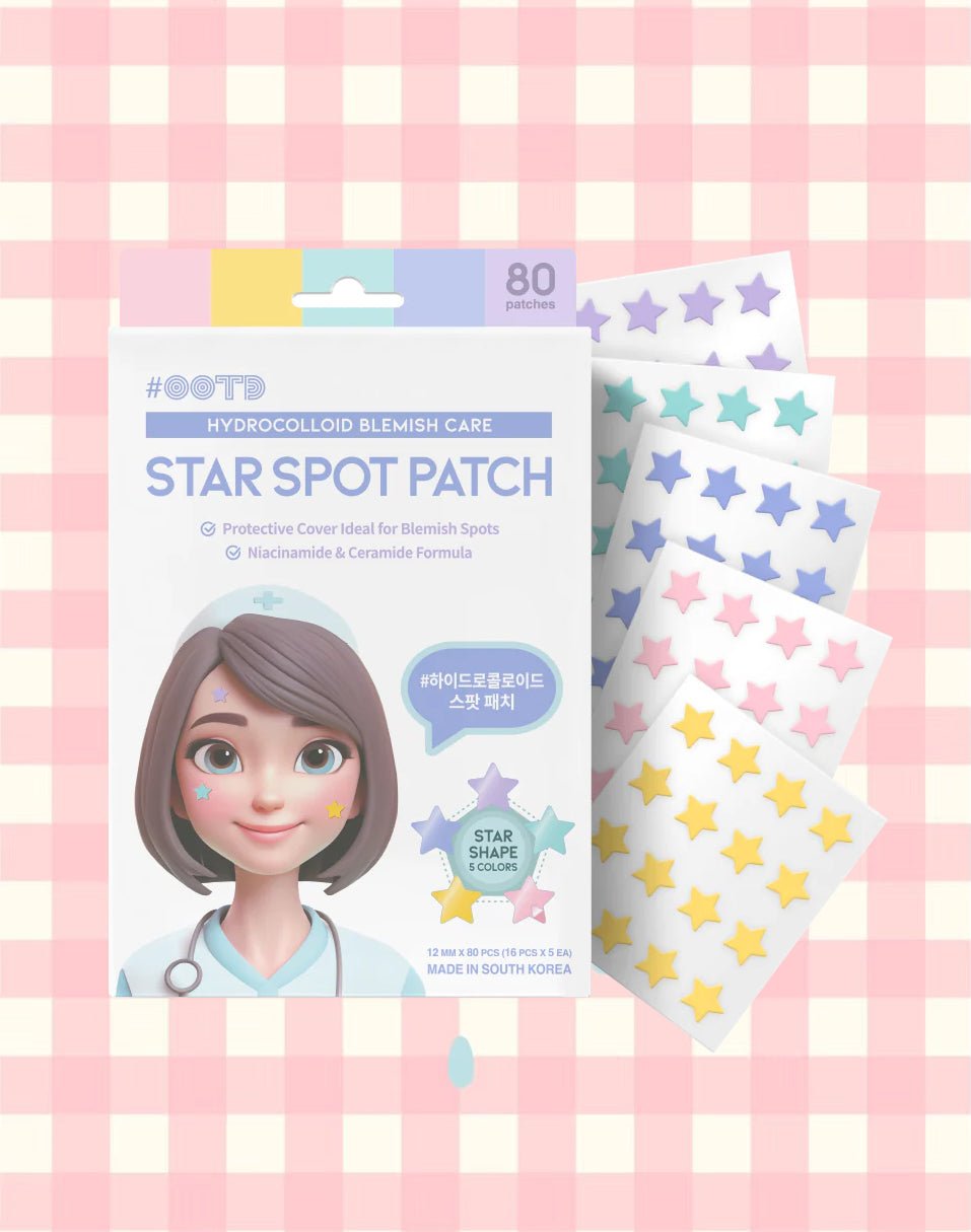 OOTD Beauty Star Spot Patch 80 Patches – Acne Treatment Patches for Clear, Blemish - Free Skin - Korean Beauty KR
