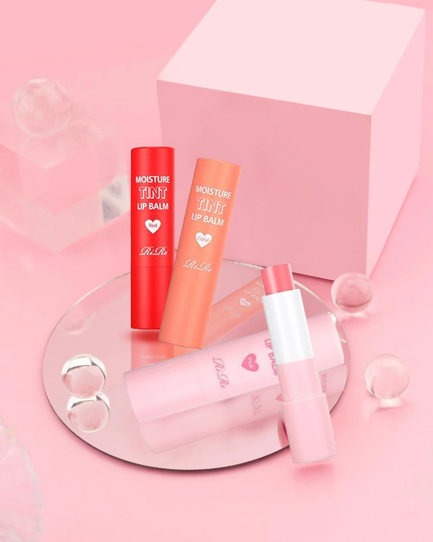 RiRe Moisture Tint Lip Balm – Hydrating & Tinted Lip Balm for Soft, Smooth Lips - Korean Beauty KR