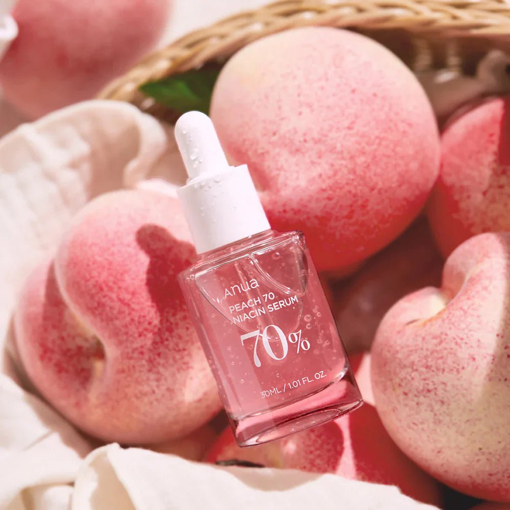 Anua Peach 70 Niacin Serum 30ML – Brightening & Hydrating Serum for Even Skin Tone - Korean Beauty KR