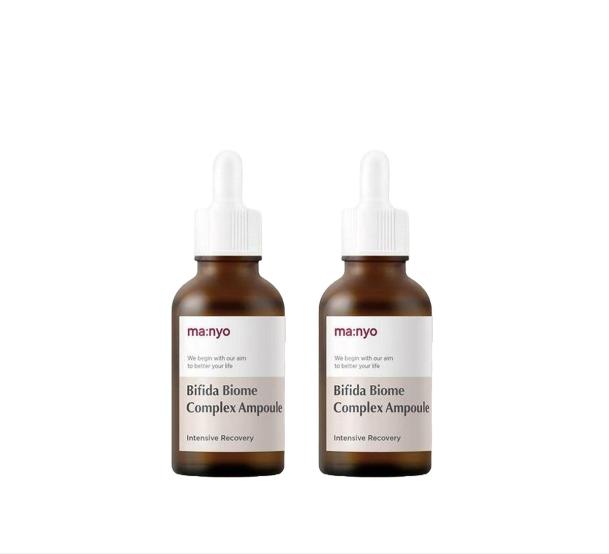 Manyo Factory Bifida Biome Complex Ampoule Duo Set 30ml – Nourishing & Rejuvenating Ampoules for Healthy, Glowing Ski - Korean Beauty KR
