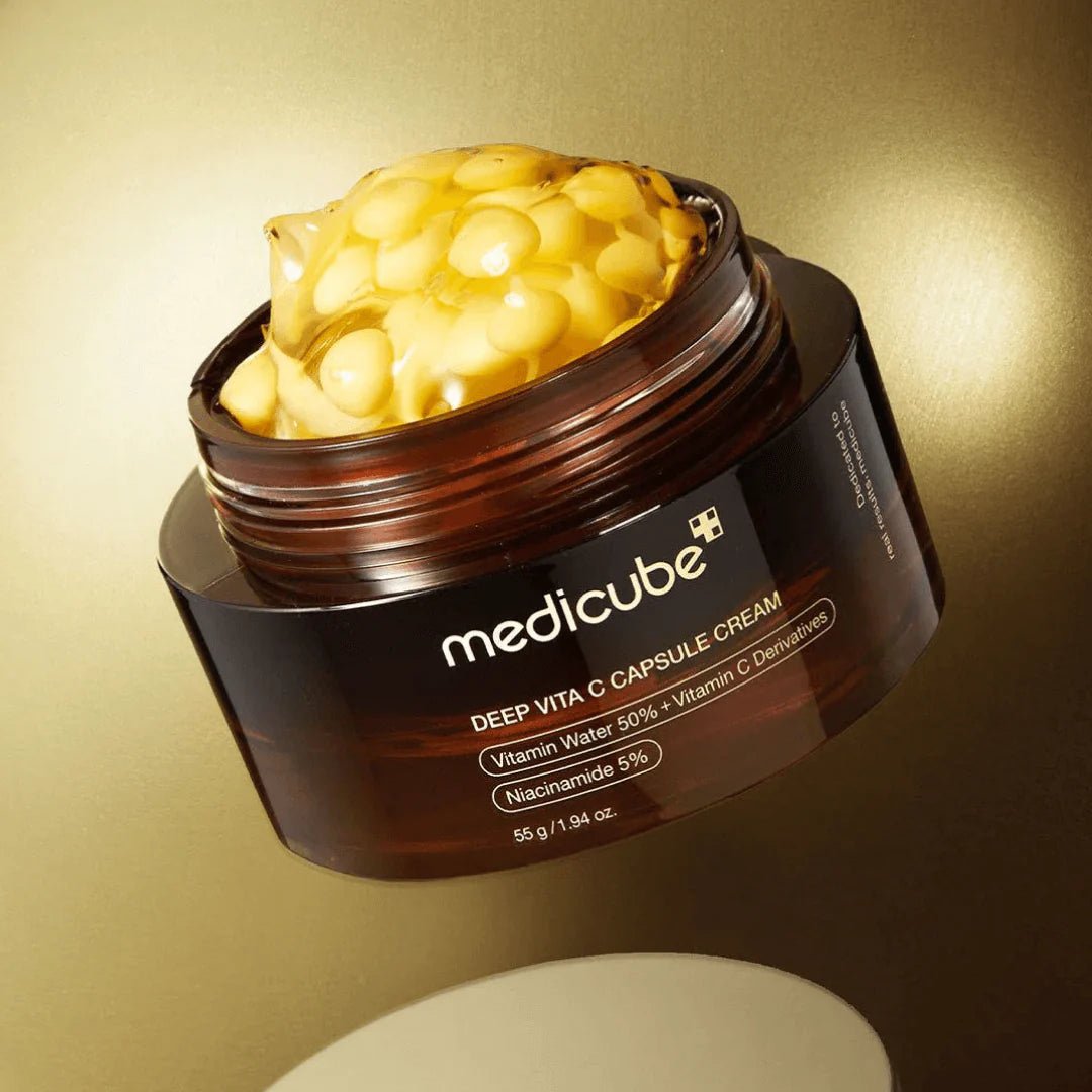 Medicube Deep Vita C Capsule Cream 55g – Brightening & Anti - Aging Cream with Vitamin C for Radiant Skin - Korean Beauty KR