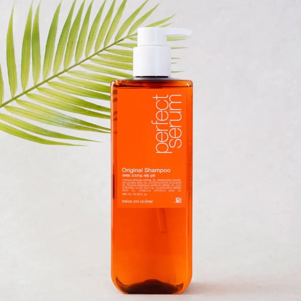 Mise en Scene Perfect Serum Original Shampoo 680ml – Nourishing & Repairing Shampoo for Healthy, Shiny Hair - Korean Beauty KR