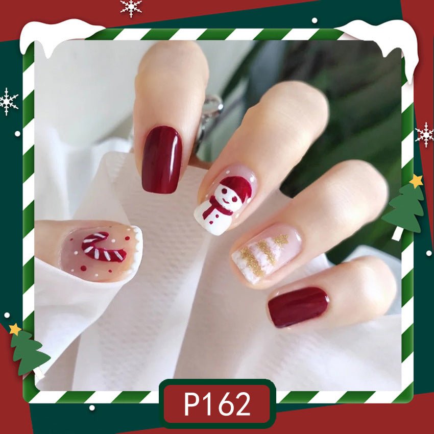 Christmas Press on Nails | Holiday Manicure | Nail Kit with Glue - Korean Beauty KR