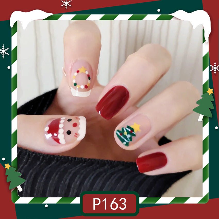Christmas Press on Nails | Holiday Manicure | Nail Kit with Glue - Korean Beauty KR