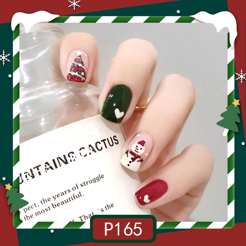 Christmas Press on Nails | Holiday Manicure | Nail Kit with Glue - Korean Beauty KR