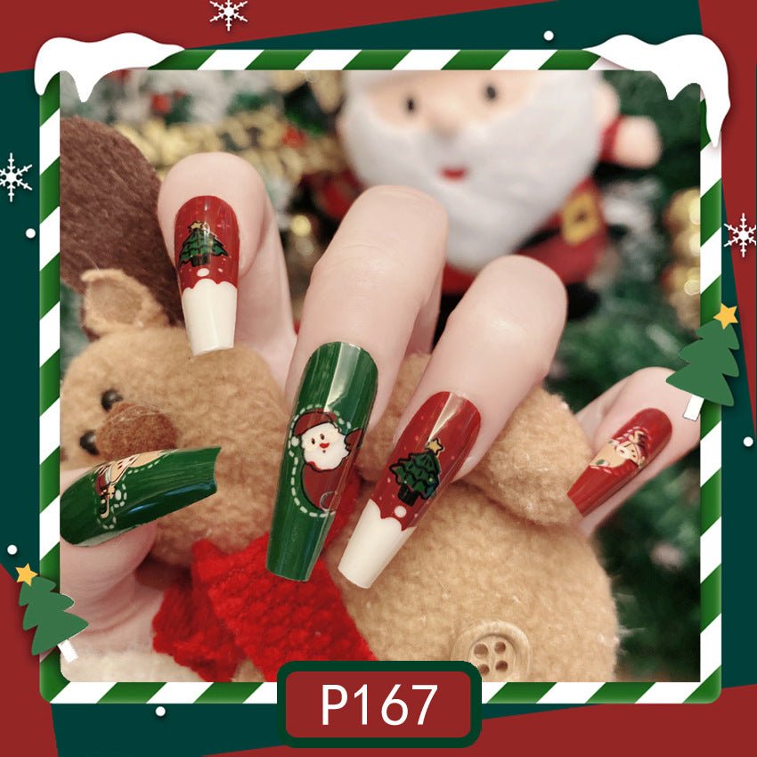 Christmas Press on Nails | Holiday Manicure | Nail Kit with Glue - Korean Beauty KR