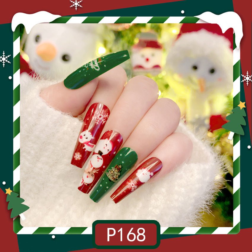 Christmas Press on Nails | Holiday Manicure | Nail Kit with Glue - Korean Beauty KR