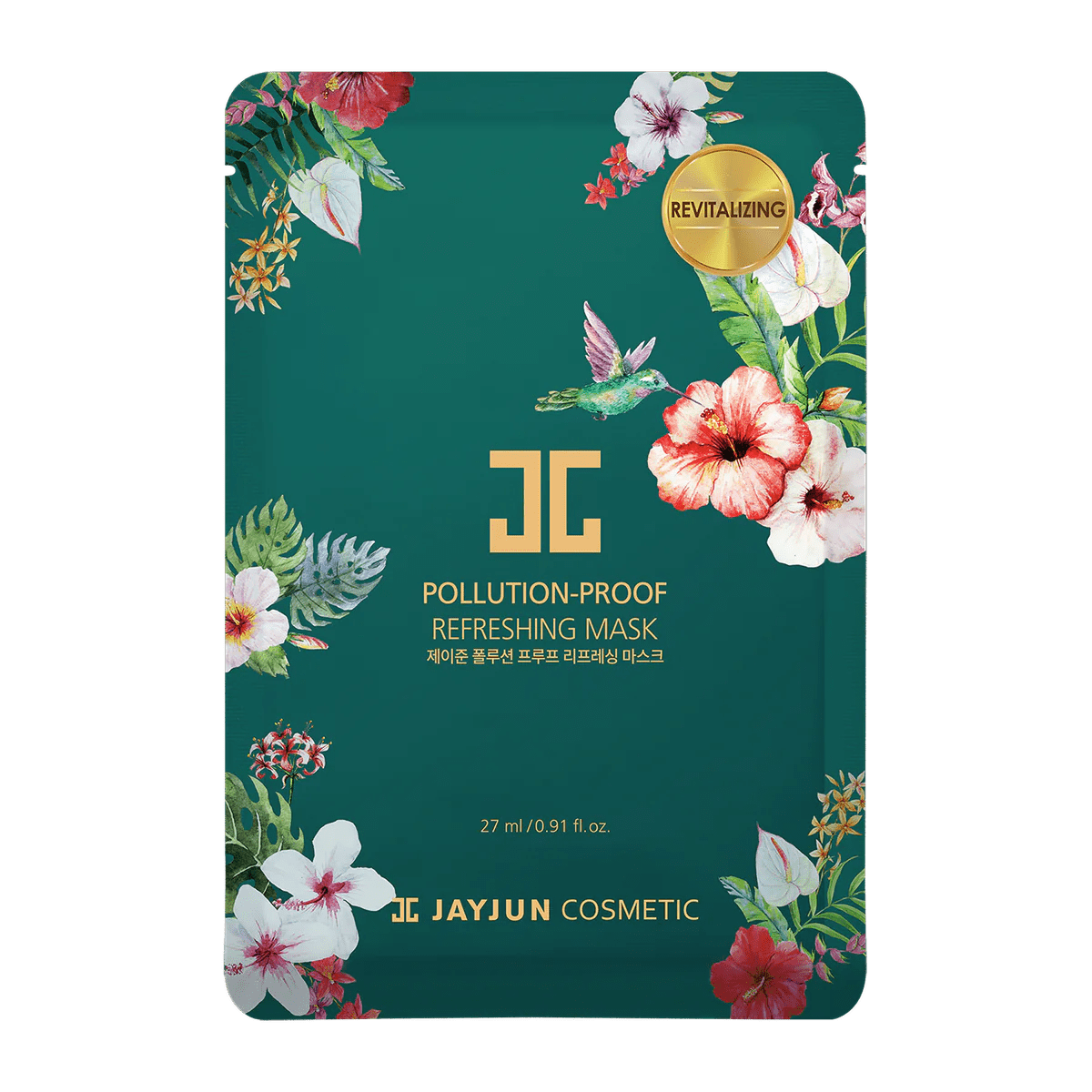 Jayjun Pollution - Proof Refreshing Mask 1 Sheet – Detoxifying & Hydrating Mask for Clean, Revitalized Skin - Korean Beauty KR