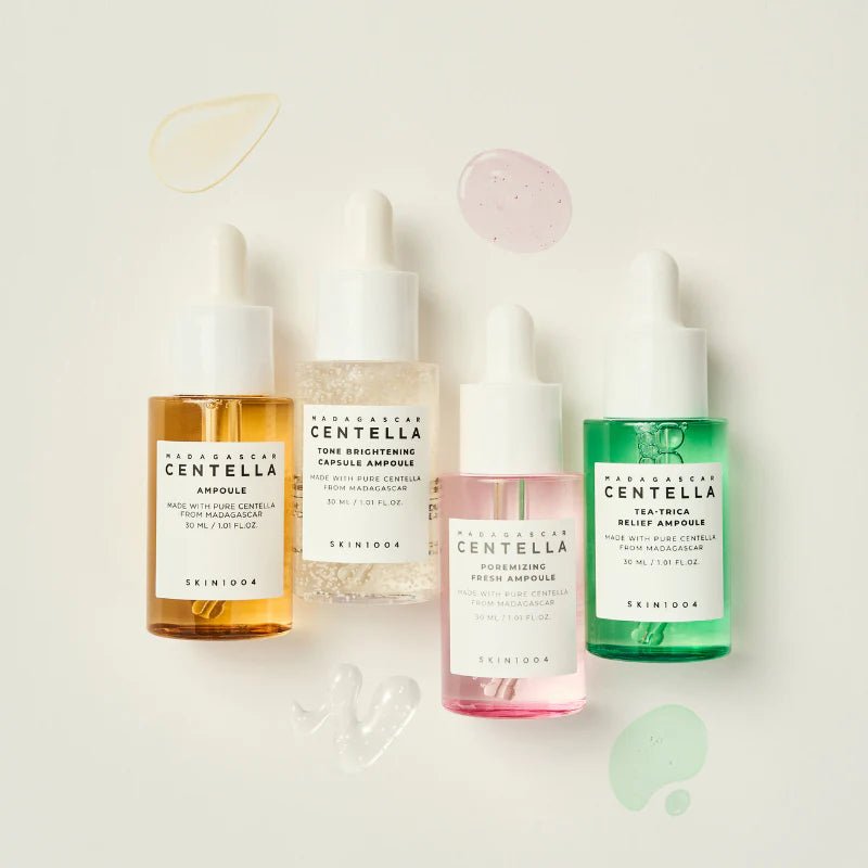 SKIN1004 Madagascar Centella Ampoule Kit – Soothing & Hydrating Ampoules for Sensitive Skin - Korean Beauty KR