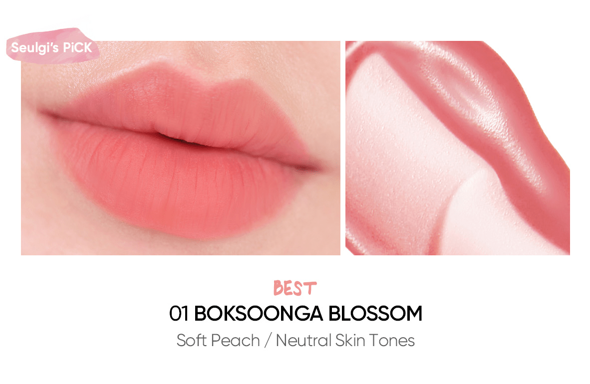 AMUSE Dew Velvet – Soft Matte Lipstick for Smooth, Velvet Finish and Long - Lasting Colo - Korean Beauty KR