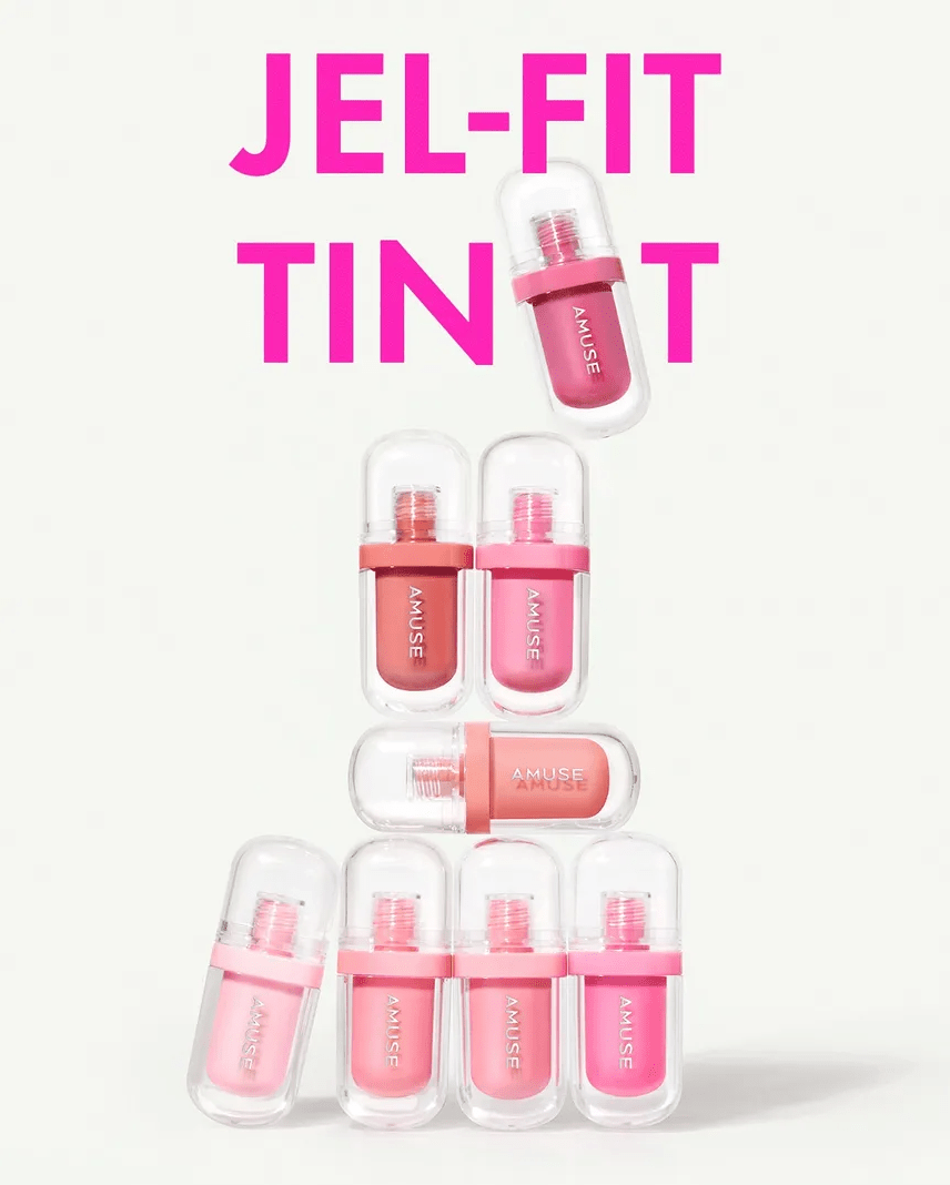 AMUSE Jel - Fit Tint – Long - Lasting, Hydrating Lip Tint for Smooth, Vibrant Lips - Korean Beauty KR