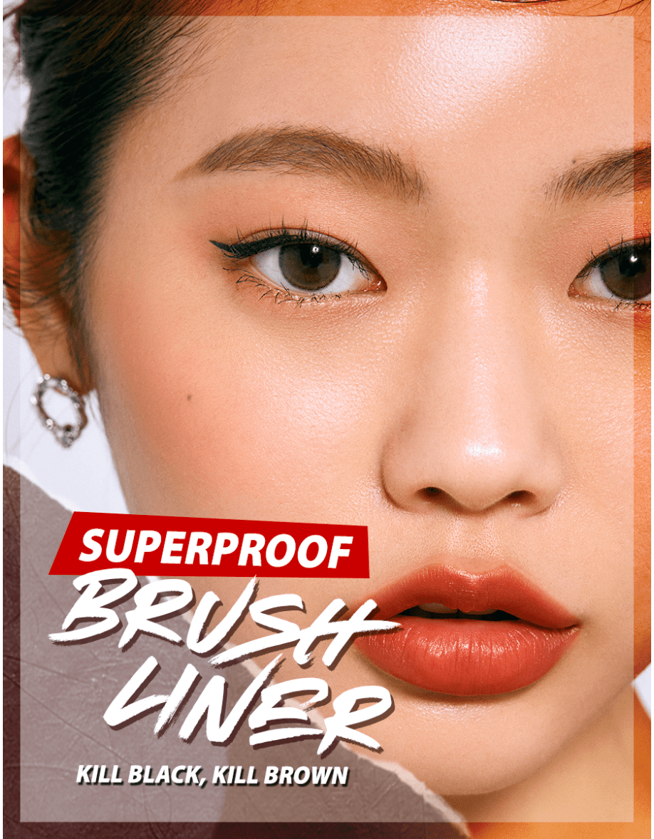 CLIO Superproof Pen Liner – Waterproof & Long - Lasting Liquid Eyeliner for Precise, Defined Eyes - Korean Beauty KR