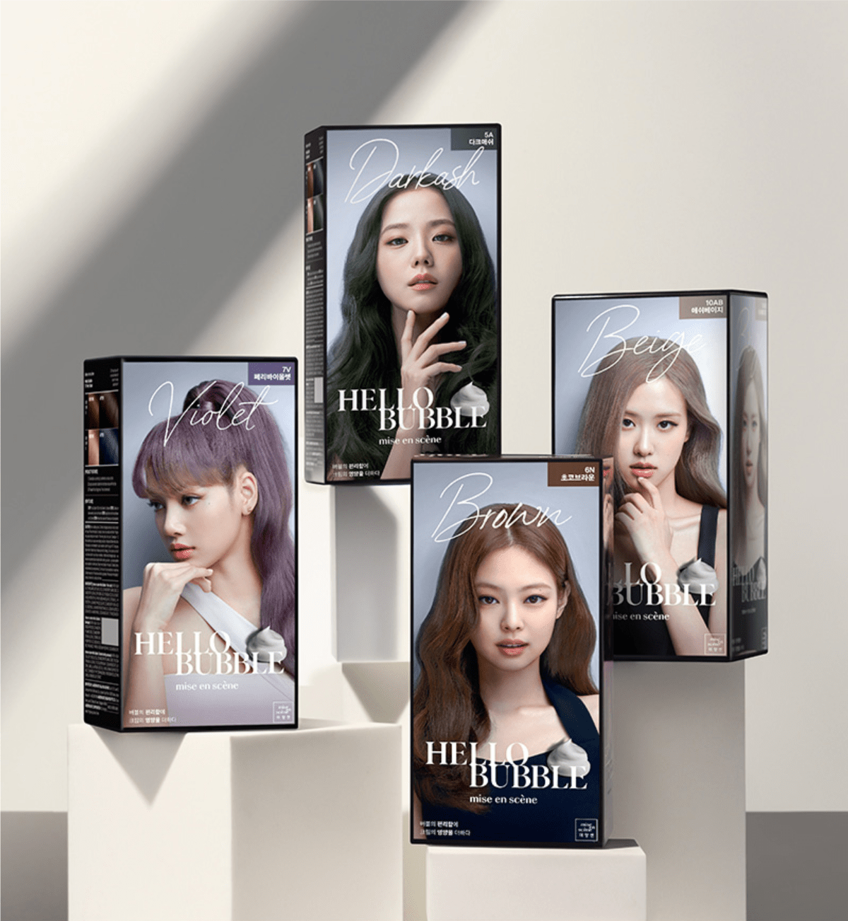 Mise En Scene All New Hello Bubble Hair Color – Easy - to - Use Bubble Hair Dye for Vibrant, Long - Lasting Color - Korean Beauty KR