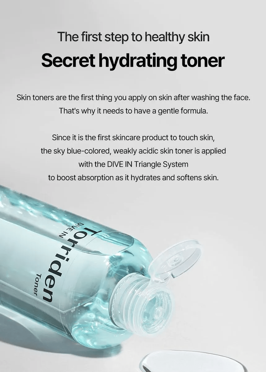 Torriden RENEW DIVE - IN Hyaluronic Acid Toner – Low Molecular Formula for Deep Hydration & Skin Renewal - Korean Beauty KR
