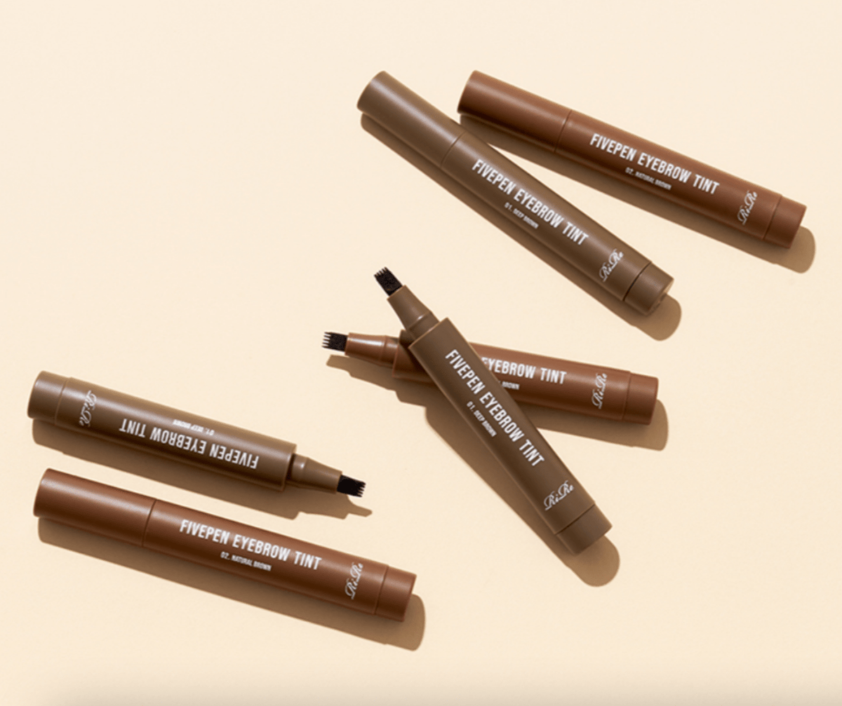 RiRe Fivepen Eyebrow Tint – Multi - Use Eyebrow Tint for Long - Lasting, Defined Brows - Korean Beauty KR