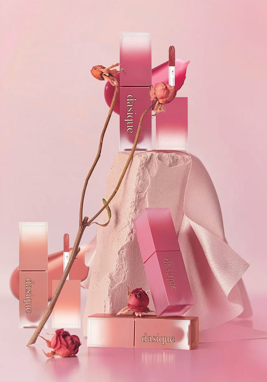 DASIQUE Cream De Rose Tint – Hydrating & Soft Matte Lip Tint for Luscious, Rosy Lips - Korean Beauty KR