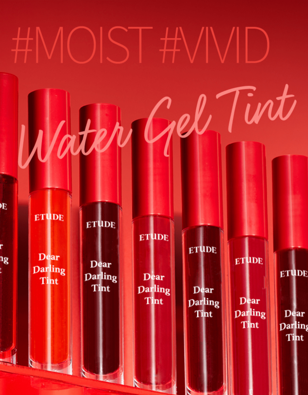 Etude House Dear Darling Watergel Tint – Refreshing & Long - Lasting Lip Tint for Smooth, Vibrant Lips - Korean Beauty KR