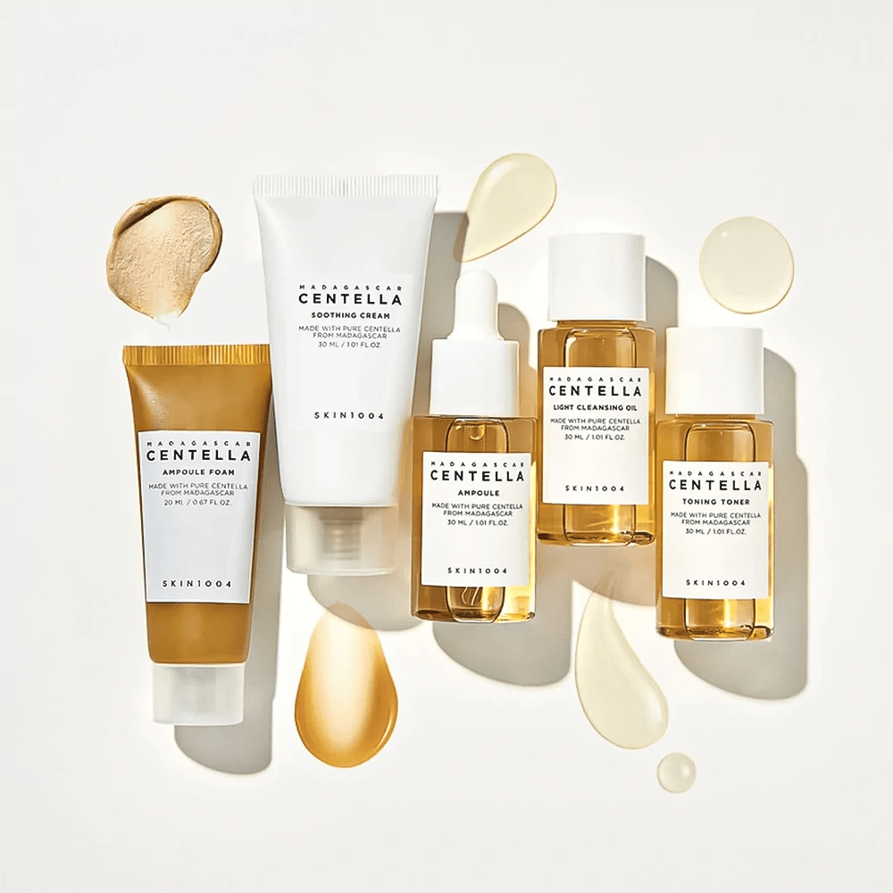 Skin1004 Madagascar Centella Travel Kit – Soothing & Hydrating Skincare Set for Sensitive Skin - Korean Beauty KR