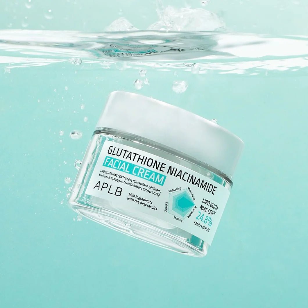 APLB Glutathione Niacinamide Facial Cream 55ml – Brightening & Skin Tone Evenness with Glutathione & Niacinamide - Korean Beauty KR