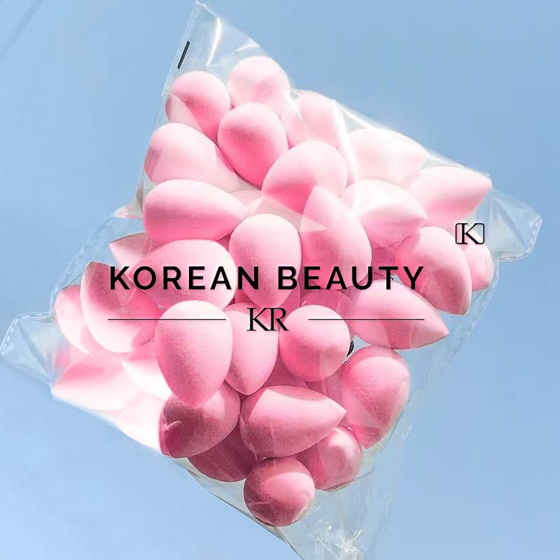 KoreanBeauty - KR Colorful Mini Makeup Sponges – Soft & Versatile Beauty Tools for Flawless Application - Korean Beauty KR