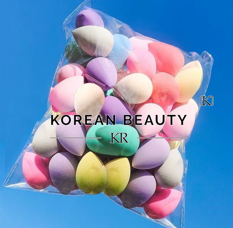 KoreanBeauty - KR Colorful Mini Makeup Sponges – Soft & Versatile Beauty Tools for Flawless Application - Korean Beauty KR