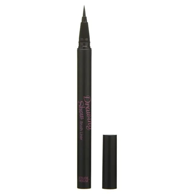 Etude House Drawing Show Brush Liner – Precise & Long - Lasting Liquid Eyeliner for Defined, Bold Eyes - Korean Beauty KR