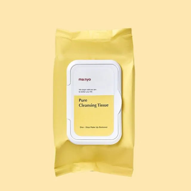 Manyo Factory Pure Cleansing Tissue 10 Sheets – Gentle & Effective Cleansing Wipes for Fresh, Clean Skin - Korean Beauty KR